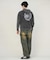 SALTYCREW/75-271 LEGENDS　PARKA ピグメント加工 ジップアップパーカー 長袖 ソルティクルー メンズ ムラサキスポーツ
