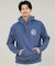 SALTYCREW/75-271 LEGENDS　PARKA ピグメント加工 ジップアップパーカー 長袖 ソルティクルー メンズ ムラサキスポーツ