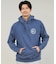 SALTYCREW/75-271 LEGENDS　PARKA ピグメント加工 ジップアップパーカー 長袖 ソルティクルー メンズ ムラサキスポーツ