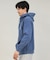 SALTYCREW/75-271 LEGENDS　PARKA ピグメント加工 ジップアップパーカー 長袖 ソルティクルー メンズ ムラサキスポーツ