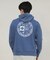 SALTYCREW/75-271 LEGENDS　PARKA ピグメント加工 ジップアップパーカー 長袖 ソルティクルー メンズ ムラサキスポーツ