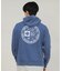 SALTYCREW/75-271 LEGENDS　PARKA ピグメント加工 ジップアップパーカー 長袖 ソルティクルー メンズ ムラサキスポーツ
