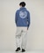 SALTYCREW/75-271 LEGENDS　PARKA ピグメント加工 ジップアップパーカー 長袖 ソルティクルー メンズ ムラサキスポーツ