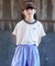 THE NORTH FACE/キッズ NTJ32603 UPF15-30 ショートスリーブワイドショートティー ショート丈  半袖Tシャツ ザ・ノースフェイス 女の子 ムラサキスポーツ