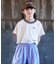 THE NORTH FACE/キッズ NTJ32603 UPF15-30 ショートスリーブワイドショートティー ショート丈  半袖Tシャツ ザ・ノースフェイス 女の子 ムラサキスポーツ