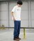 THRASHER/262TH1ST075 フロントプリント 半袖Tシャツ スラッシャー メンズ ムラサキスポーツ