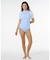 RIP CURL/1A3WRV ラッシュガード 半袖Tシャツ PACIFIC COAST UPF SS UVケア リップカール レディース ムラサキスポーツ