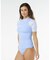 RIP CURL/1A3WRV ラッシュガード 半袖Tシャツ PACIFIC COAST UPF SS UVケア リップカール レディース ムラサキスポーツ