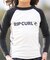 RIPCURL/キッズ RCK6S-4301 BLADE LOGO KIDS RASH 水着 対塩素 長袖 ラッシュガード リップカール 男の子 女の子 ムラサキスポーツ