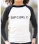 RIPCURL/キッズ RCK6S-4301 BLADE LOGO KIDS RASH 水着 対塩素 長袖 ラッシュガード リップカール 男の子 女の子 ムラサキスポーツ