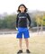 RIPCURL/キッズ RCK6S-4301 BLADE LOGO KIDS RASH 水着 対塩素 長袖 ラッシュガード リップカール 男の子 女の子 ムラサキスポーツ