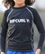 RIPCURL/キッズ RCK6S-4301 BLADE LOGO KIDS RASH 水着 対塩素 長袖 ラッシュガード リップカール 男の子 女の子 ムラサキスポーツ