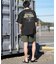 NEWERA/水着 14774257 半袖 ユーティリティー オーバーサイズ 耐塩素・耐海水仕様 吸汗速乾、UVカット ラッシュガード Tシャツ ニューエラ メンズ ムラサキスポーツ