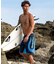 QUIKSILVER/EQYBS04924 水着 MERCURY TRIDENT 21 ボードショーツ フィットタイ 21インチ インナーショーツなしタイプ 4WAYストレッチ・撥水加工 トランクス クイックシルバー メンズ ムラサキスポーツ