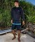 QUIKSILVER/EQYBS04930 水着 HIGHLINE PRINTED 20 ボードショーツ フィットタイ 20インチ インナーショーツなしタイプ 撥水加工 速乾・撥水加工 トランクス クイックシルバー メンズ ムラサキスポーツ