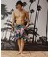 QUIKSILVER/EQYJV04223 水着 EVERYDAY PRINTED VOLLEY 19 ジャムボードショーツ 19インチ インナーショーツ付き (ウエストゴムタイプ) ノンストレッチ・撥水加工 トランクス クイックシルバー メンズ ムラサキスポーツ