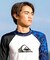 QUIKSILVER/キッズ 水着 ALL TIME LR YOUTH 長袖ラッシュガード 速乾 UPF50+ ストレッチ クイックシルバー 男の子 ムラサキスポーツ
