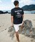 QUIKSILVER/水着 QLY261022 HAND DRAWN SS サーフTシャツ 速乾 半袖Tシャツ クイックシルバー メンズ ムラサキスポーツ