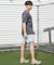 【ムラサキスポーツ別注】QUIKSILVER/水着 QLY261625M ラッシュガード 半袖 Tシャツ メンズ UVカット 速乾 接触冷感 水陸両用 クイックシルバー メンズ ムラサキスポーツ限定