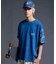 QUIKSILVER/QST262015 MERCURY PAISLEY SLEEVE ST 半袖Tシャツ ペイズリー柄 ルーズフィット クイックシルバー メンズ ムラサキスポーツ