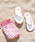ROXY/RSD262201 【ROXY x HAWAIIAN AIRLINES】FLIP FLOP ポーチ付きビーチサンダル レディース ムラサキスポーツ