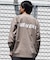 NEWERA/水着 14774270 長袖 ユーティリティー オーバーサイズ 耐塩素・耐海水仕様 吸汗速乾、UVカット ラッシュガード Tシャツ ニューエラ メンズ ムラサキスポーツ