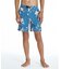QUIKSILVER/KBS262002 水着 トランクス 水陸両用 4WAYストレッチ 速乾 ボタニカル柄 クイックシルバー キッズ 男の子 女の子 ムラサキスポーツ