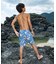 QUIKSILVER/KBS262002 水着 トランクス 水陸両用 4WAYストレッチ 速乾 ボタニカル柄 クイックシルバー キッズ 男の子 女の子 ムラサキスポーツ