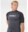 RIPCURL/水着 16HMRV UPF50＋ 対塩素加工 半袖 UVケアラッシュガード SHOCK UPF S/S リップカール メンズ ムラサキスポーツ