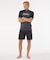 RIPCURL/水着 16HMRV UPF50＋ 対塩素加工 半袖 UVケアラッシュガード SHOCK UPF S/S リップカール メンズ ムラサキスポーツ