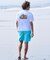 【限定】lost/水着 LM6S-4302 ラッシュガード 半袖 Tシャツ UVカット 速乾 ストレッチ 水陸両用 ロスト メンズ ムラサキスポーツ限定
