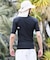 QUIKSILVER/水着 QLY261006 ALL TIME SR ラッシュガード 半袖 Tシャツ UVカット 速乾 ストレッチ クイックシルバー メンズ ムラサキスポーツ