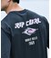 RIPCURL/水着 RCM6S-4301 UPF50＋ 水陸両用 長袖 Tシャツ UVケアラッシュガード リップカール メンズ ムラサキスポーツ
