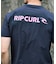 RIP CURL/水着 RCM6S-4302 半袖 Tシャツ UPF50＋ UVケアラッシュガード リップカール メンズ ムラサキスポーツ