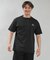 RIPCURL/水着 RCM6S-4306 UPF50＋ 水陸両用 STICKER ICON RASH UVケアラッシュガード 半袖 Tシャツ リップカール メンズ ムラサキスポーツ