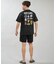 RIPCURL/水着 RCM6S-4306 UPF50＋ 水陸両用 STICKER ICON RASH UVケアラッシュガード 半袖 Tシャツ リップカール メンズ ムラサキスポーツ