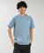 RIPCURL/水着 RCM6S-4306 UPF50＋ 水陸両用 STICKER ICON RASH UVケアラッシュガード 半袖 Tシャツ リップカール メンズ ムラサキスポーツ