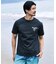 RIPCURL/水着 RCM6S-4307 UPF50＋ 水陸両用 半袖 Tシャツ UVケアラッシュガード リップカール メンズ ムラサキスポーツ
