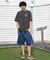 【限定】RVCA/BG041P03 半袖 Tシャツ バックプリント CIRCLE BALANCE OE ST ルーカ メンズ ムラサキスポーツ限定