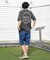 【限定】RVCA/BG041P03 半袖 Tシャツ バックプリント CIRCLE BALANCE OE ST ルーカ メンズ ムラサキスポーツ限定