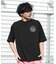 【限定】RVCA/BG041P03 半袖 Tシャツ バックプリント CIRCLE BALANCE OE ST ルーカ メンズ ムラサキスポーツ限定
