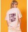 RVCA/BG043203 半袖 Tシャツ バックプリント DAISY VA BOX LOGO LOOSE FIT SS TEE ルーカ レディース ムラサキスポーツ