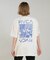 RVCA/BG04C212 半袖 Tシャツ バックプリント ルーズフィット SUN TIDES ICON LOSE FIT ルーカ レディース ムラサキスポーツ