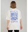 RVCA/BG04C212 半袖 Tシャツ バックプリント ルーズフィット SUN TIDES ICON LOSE FIT ルーカ レディース ムラサキスポーツ