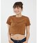 RVCA/BG04C214 半袖 Tシャツ クロップド丈 ショート丈 BIRD OF PREY CROPPED MINI ルーカ レディース ムラサキスポーツ