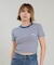 RVCA/BG04C215 半袖 Tシャツ ボーダー RVCA BORDER MINI TEE ルーカ レディース ムラサキスポーツ