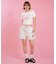 RVCA/BG04C216 半袖 Tシャツ クロップド丈 ショート丈 RHINESTONE MINI TEE ルーカ レディース ムラサキスポーツ