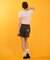 RVCA/BG04C216 半袖 Tシャツ クロップド丈 ショート丈 RHINESTONE MINI TEE ルーカ レディース ムラサキスポーツ