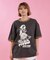 RVCA/BG04C218 半袖 Tシャツ オーバーサイズ HULA RINGER BAGGIE TEE ルーカ レディース ムラサキスポーツ