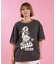 RVCA/BG04C218 半袖 Tシャツ オーバーサイズ HULA RINGER BAGGIE TEE ルーカ レディース ムラサキスポーツ